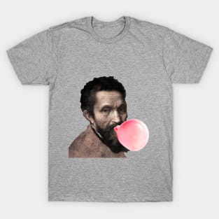 Michael angelo with pink bubble gum T-Shirt